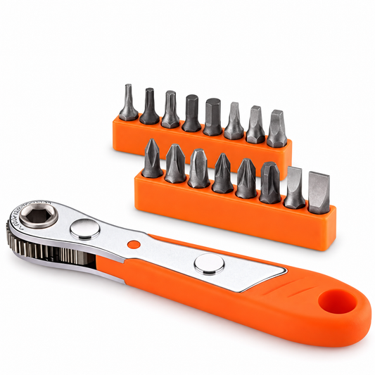 Tacklife Mini Screwdriver Bit Set DIY Ratchet Wrench Micro Torx Allen 1/4 Drive