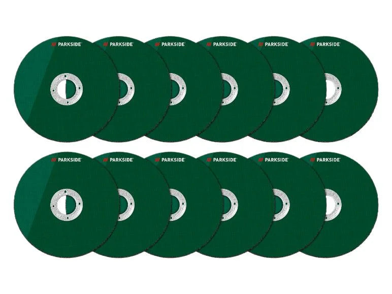PARKSIDE - 12 Cutting Disc Set for Angle Grinder