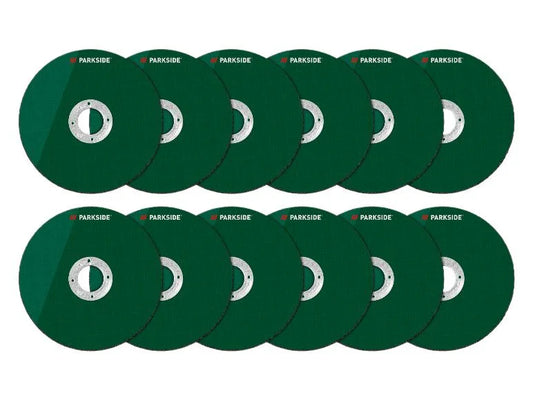 PARKSIDE - 12 Cutting Disc Set for Angle Grinder