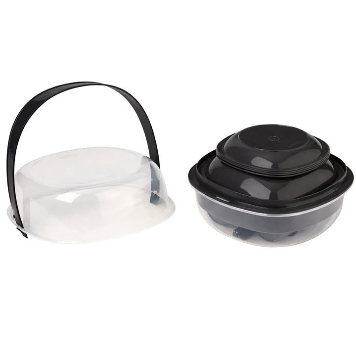 Crivit - 33-piece Camping Tableware Set, for Outdoor Activities like Picnics, Hiking, and Barbecues.