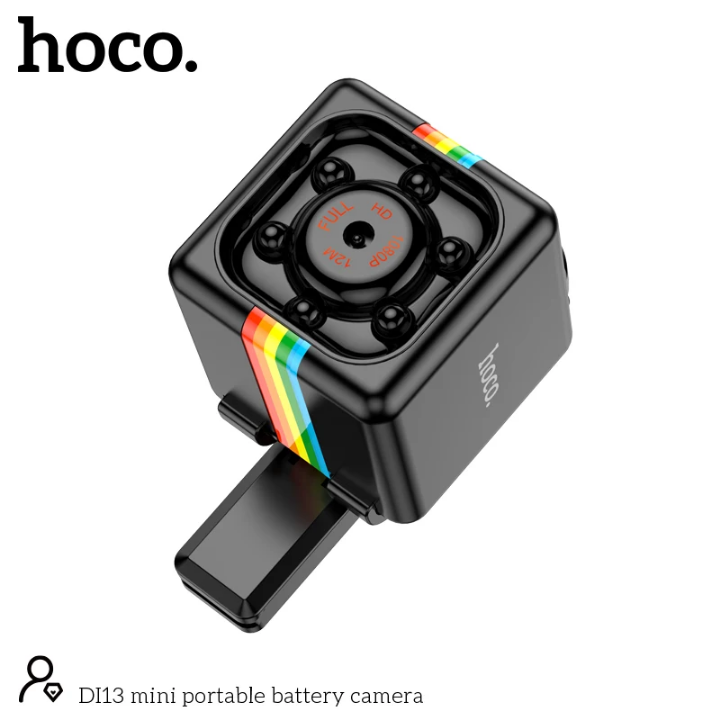 Hoco DI13 Mini Portable Camera featuring 1080p video recording capabilities.