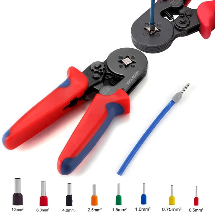 Manual Self Adjusting Terminal Crimper HSC8 6-4 Crimping Tool