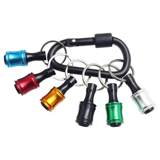 WorkZone - Bit Holder Keychain Set, for Securely Storing & Organizing Screwdriver Bits.