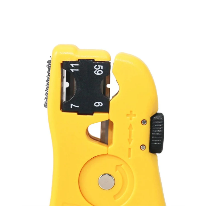 High Quality Ratchet Manual Hydraulic Self Adjusting Stainless Coax Cable Stripping Rotary Wire Stripper