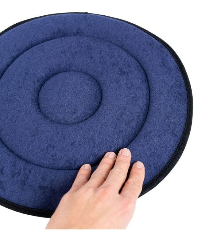 Weinberger Rotatable Seat Cushion / Rotatable / Easy to Get in and Out of the Car / Practical on the Stool for Household Work / Colour: Blue