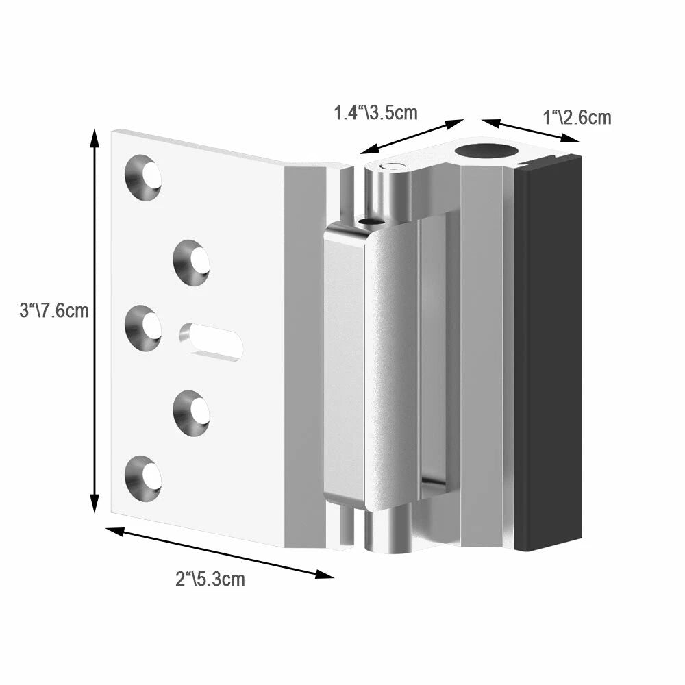 CCJH Home Security Door Lock Withstand 360kg to Defend Your Home or Hotel.
