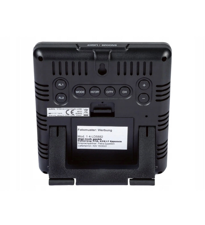 AURIOL Wireless weather station with LCD display