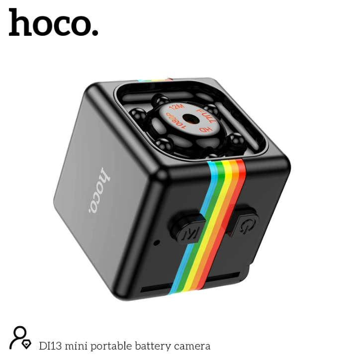 Hoco DI13 Mini Portable Camera featuring 1080p video recording capabilities.