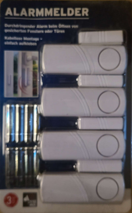 Alarm detector for doors and windows