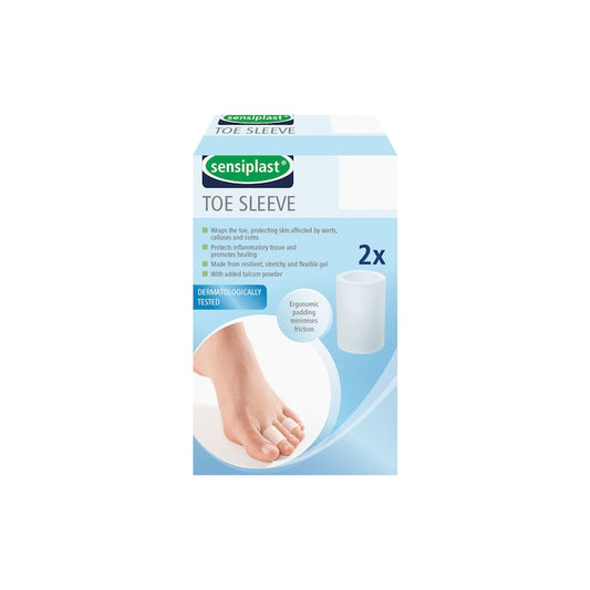 Sensiplast - Toe Guard Transparent Size M, 2 pairs.