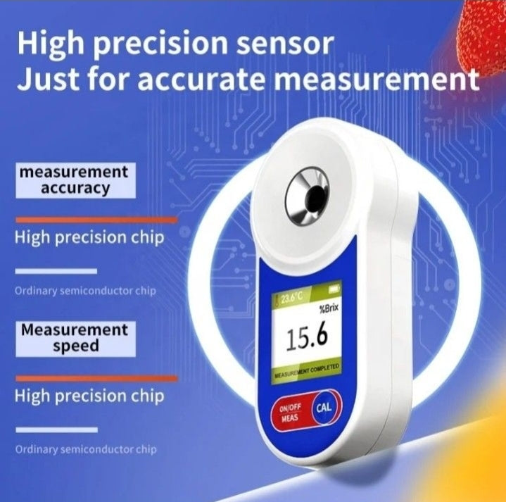 Digital Display Sugar Meter Beverage Refractometer Sugar Meter Fruit Juice Detection