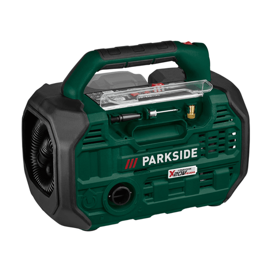 Parkside - Cordless Air Compressor & Pump Without Charger & Battery