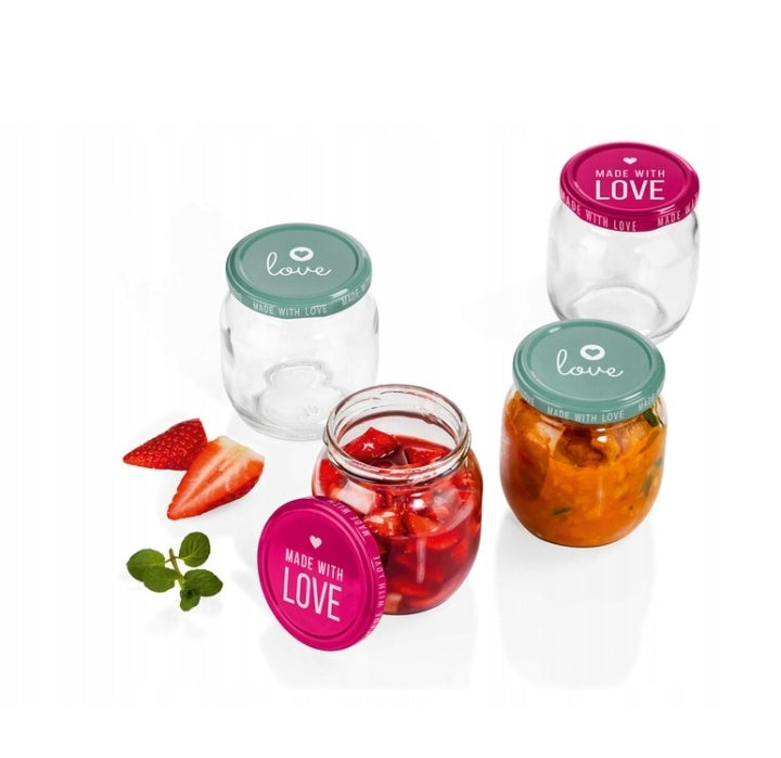 ERNESTO set of 4 jars - perfect for the kitchen and pantry