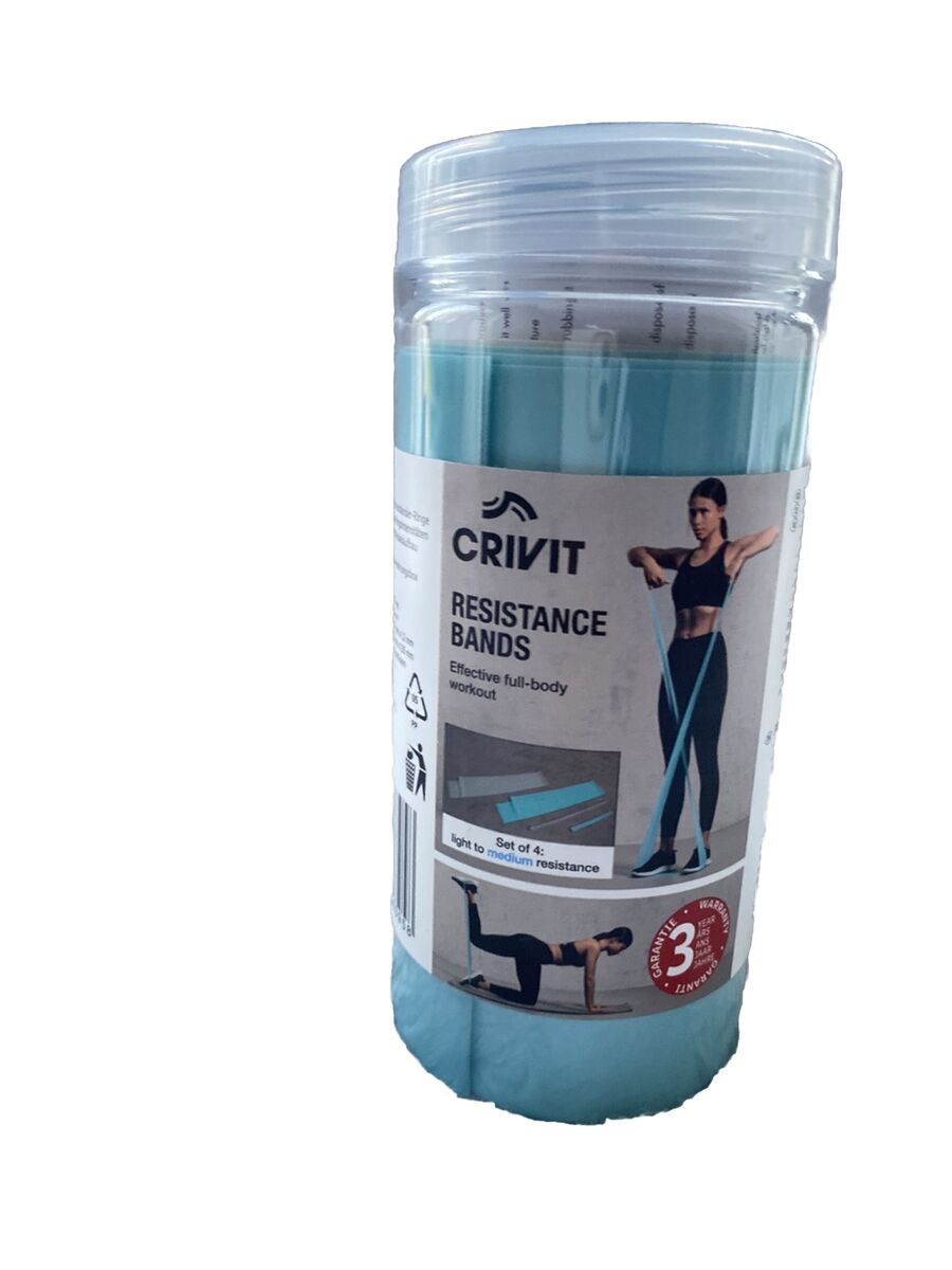 Crivit - Resistance bands, Set Of 4: Light To Medium Resistance