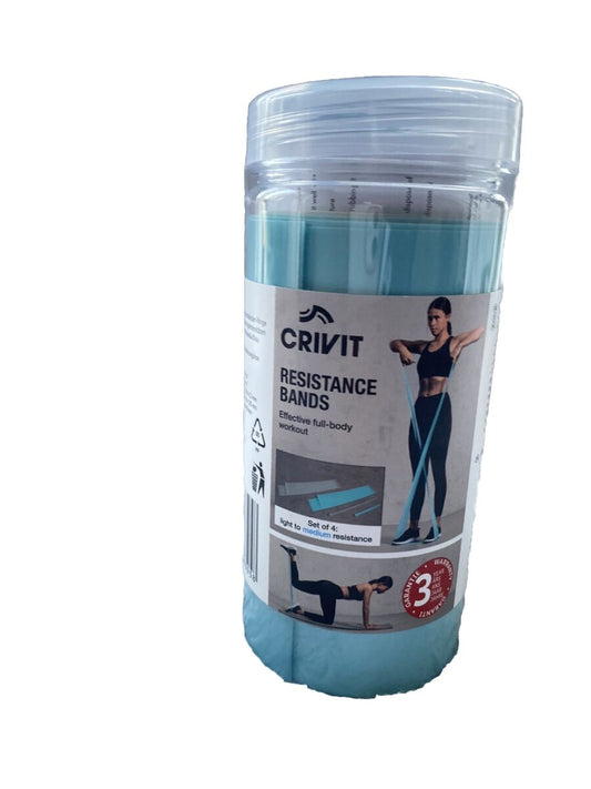 Crivit - Resistance bands, Set Of 4: Light To Medium Resistance