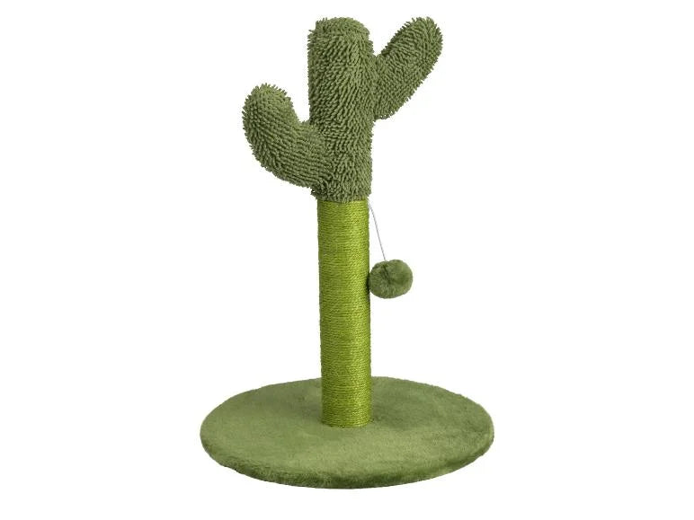 Zoofari - Cactus-Shaped Cat Tree Durable Sisal Scratching Surface &  a Base approximately 54 cm high with a 38 cm Base Diameter.