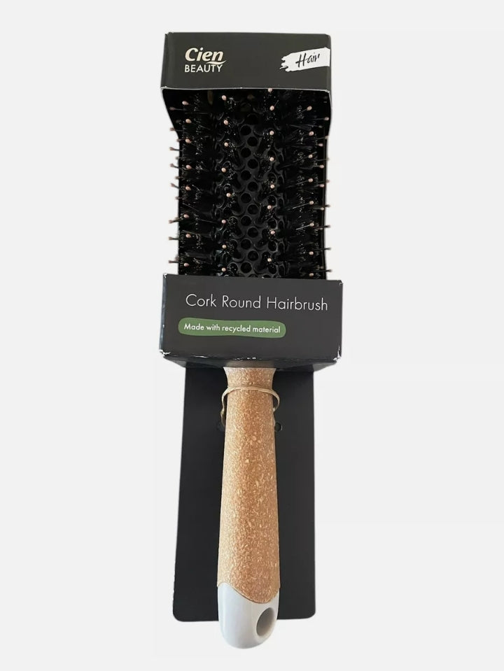 Cien Beauty Large Cork Round Hairbrush