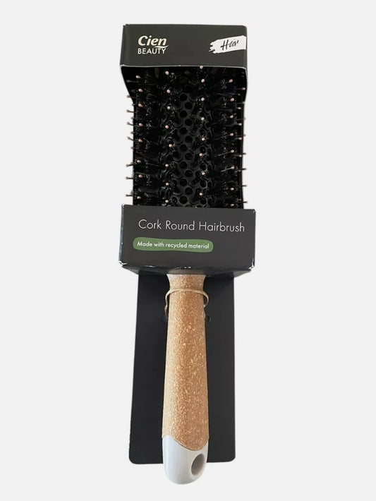 Cien Beauty Large Cork Round Hairbrush