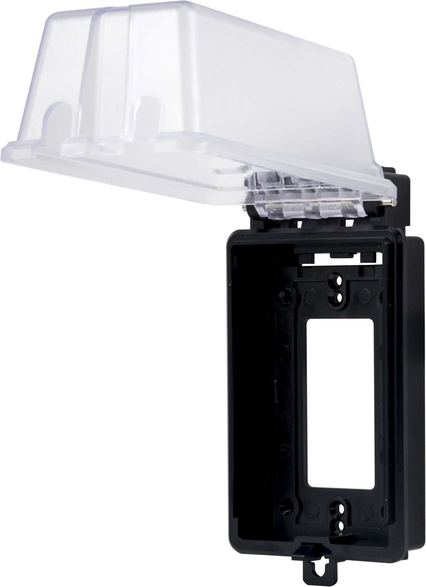 UltraPro Outdoor Electrical Outlet Cover, Weatherproof, Black/Clear, 0A, 49204