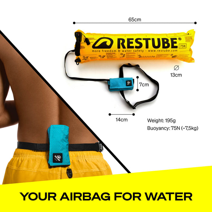 Restube - Beach Swim Buoy Starter Kit for a variety of water sports activities.