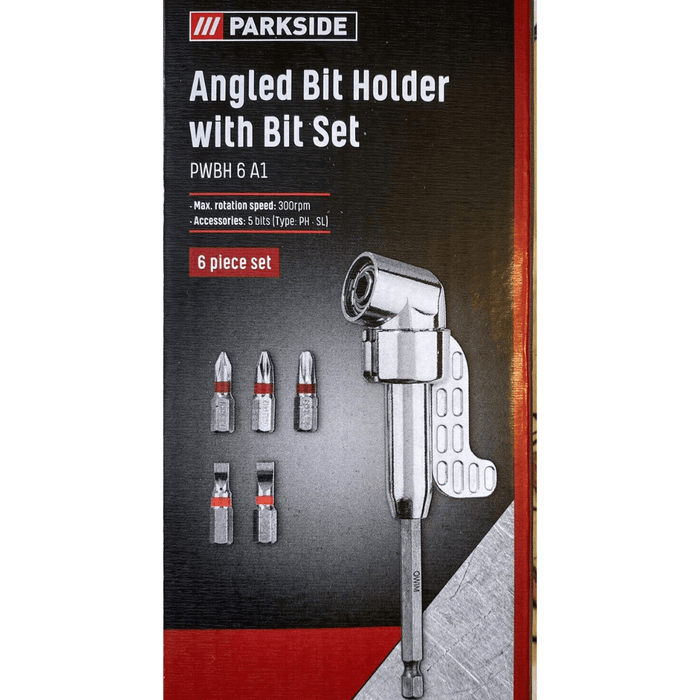 Parkside - Angled Bit Holder with Bit Set