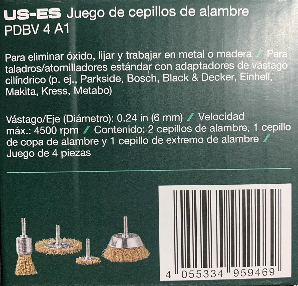 Parkside - Wire Wheel Set (4 Piece Set).