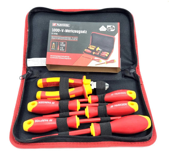 Parkside set of insulated screwdrivers and cutters 1000V screwdrivers