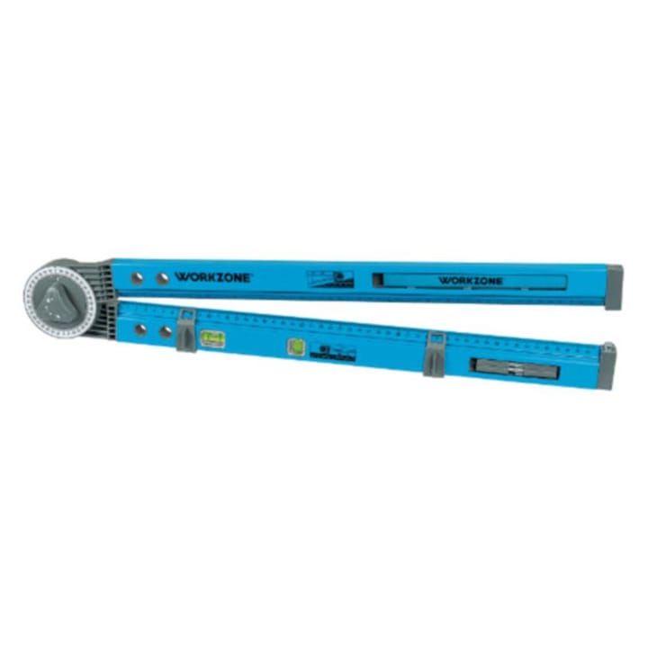 Workzone - Universal Angle Measuring Tool and Protractor for Carpentry and Construction