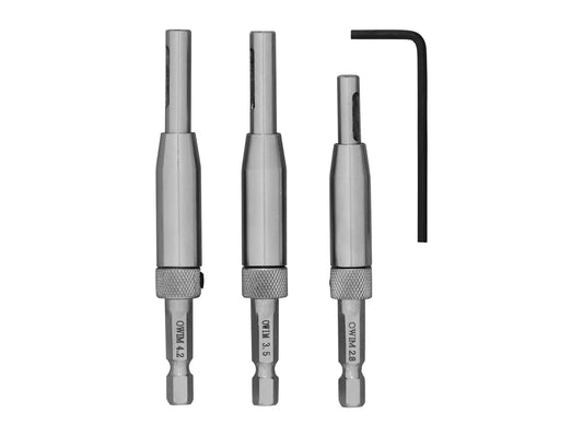 Parkside Hinge Drill Bit Set - 4 Piece Set