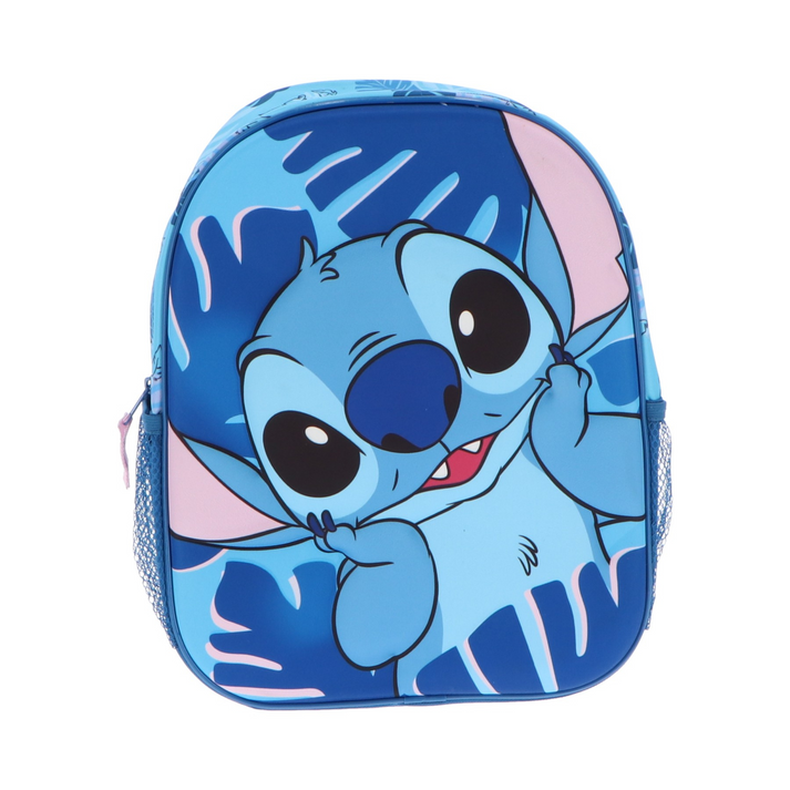 Disney Stitch backpack for kids, inspired by the character Stitch from Lilo & Stitch.