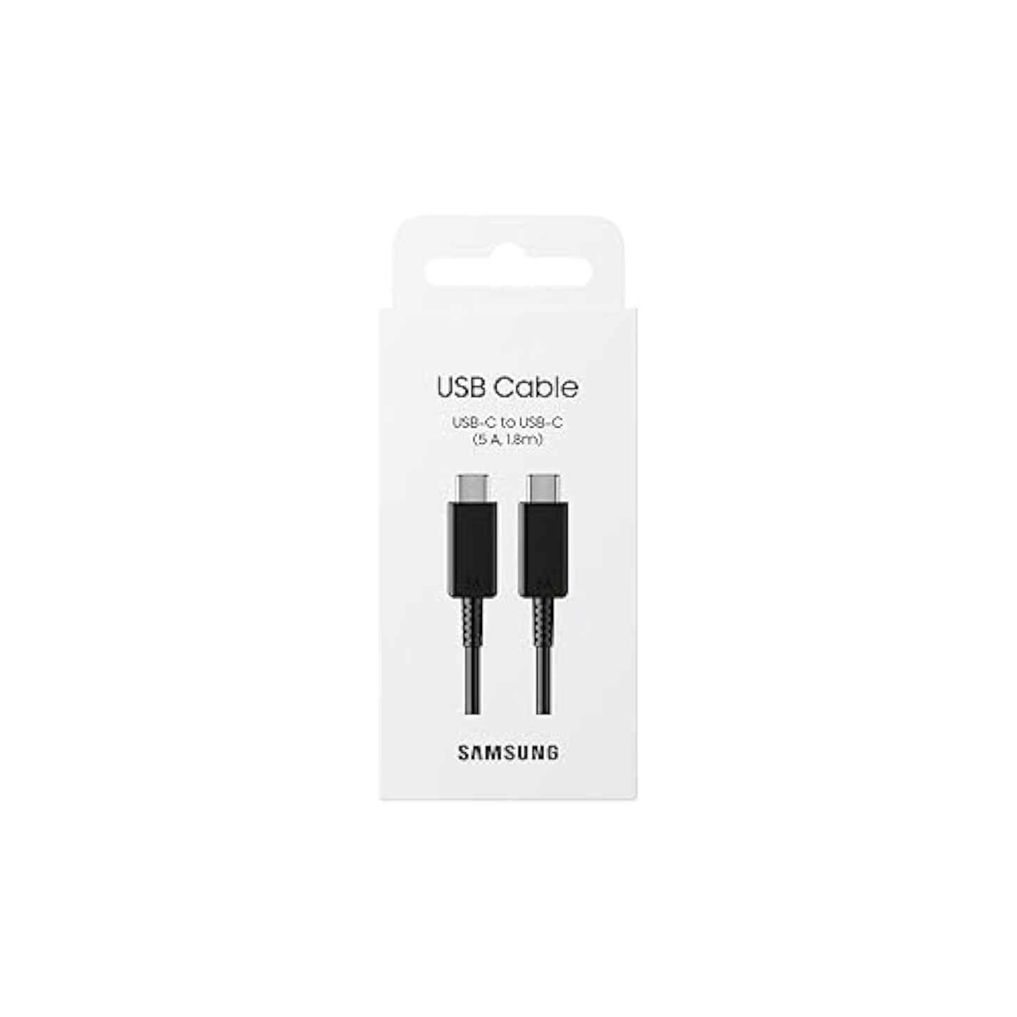 Samsung USB Cable 3A (USB-C to USB-C). Black