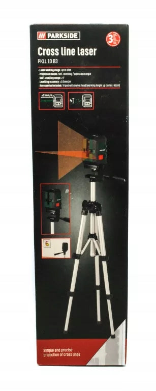 Parkside - PKLL 10 B3 Cross Laser + Tripod.