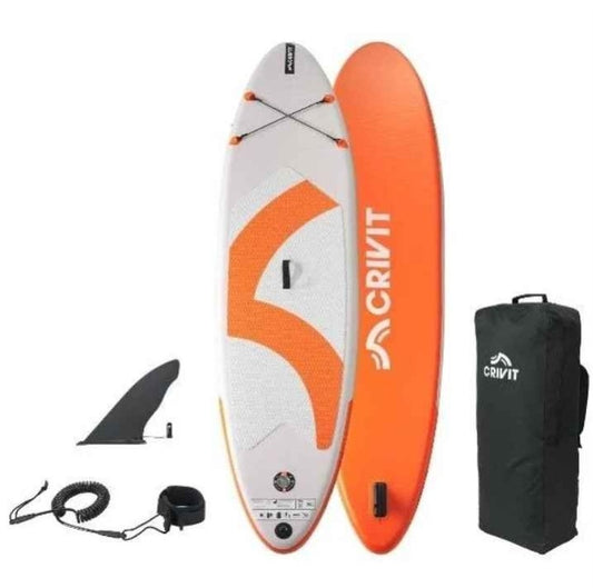 Crivit - Inflatable Stand-Up Paddle Board SUP 305 x 79 x 12 cm