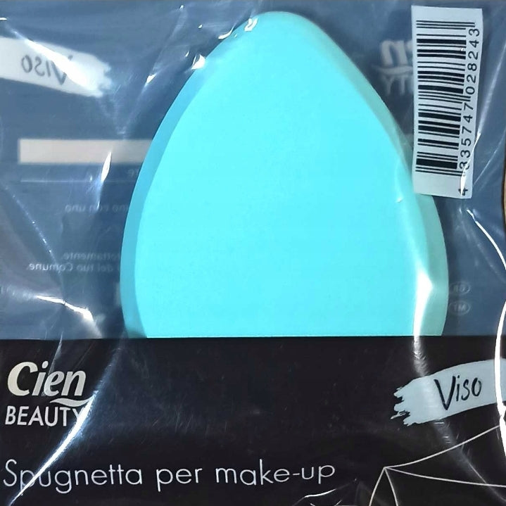 Cien Beauty - Cosmetic makeup sponge, Flat Blue.