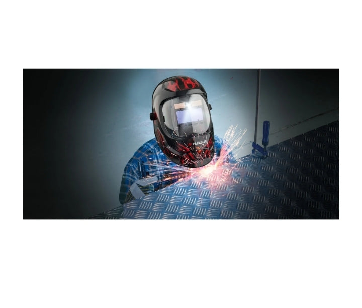 Parkside - Self-darkening welding helmet with LED lighting PSHL 2 D1