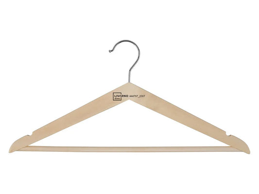Livarno Home - Wooden coat hangers, set of 10
