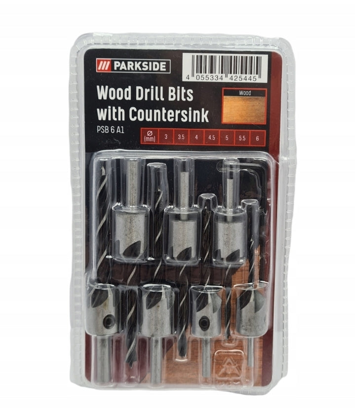 Parkside - PSB 6 A1 Drill & Counter Sink Set.