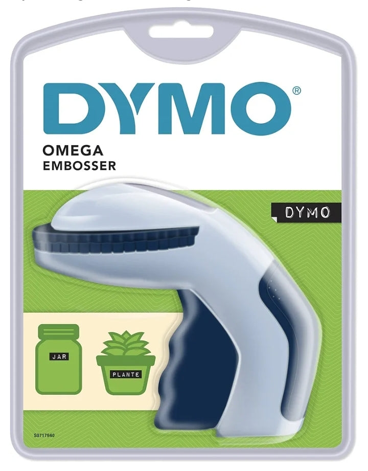 Omega - Dymo  Home Embossing Label Maker, Blue