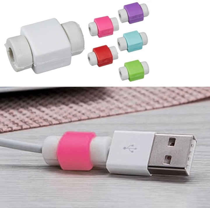 Delight - Cable Kink Protection Set of 8 Cable Protection Bending Protection Plug Protection.