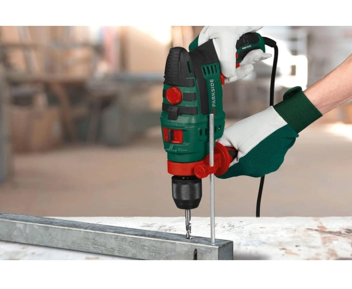 Parkside - 750w Hammer Drill PSBM 750 B3 Ideal for Drilling Concrete, Stone, Metal & Wood.
