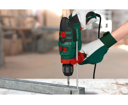 Parkside - 750w Hammer Drill PSBM 750 B3 Ideal for Drilling Concrete, Stone, Metal & Wood.