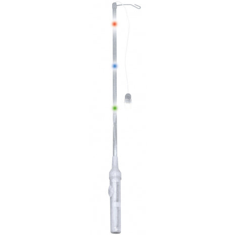 Riethmueller - White Electrical Lantern Stick,
Colorful Flashing, 40 cm / 15.7 inches