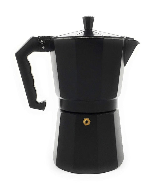 ERNESTO - Italian Coffee Maker Aluminum 9  cups ( Brand new some shipping scratches)