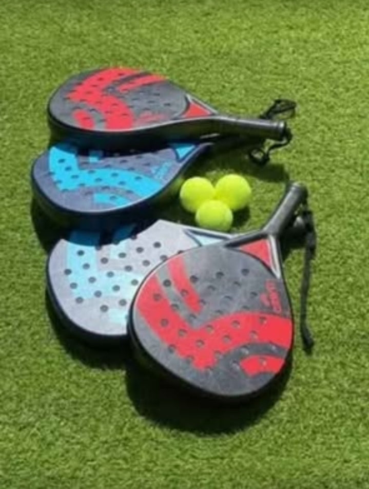 Crivit - Padel Racket Set consisting of a racket and three balls