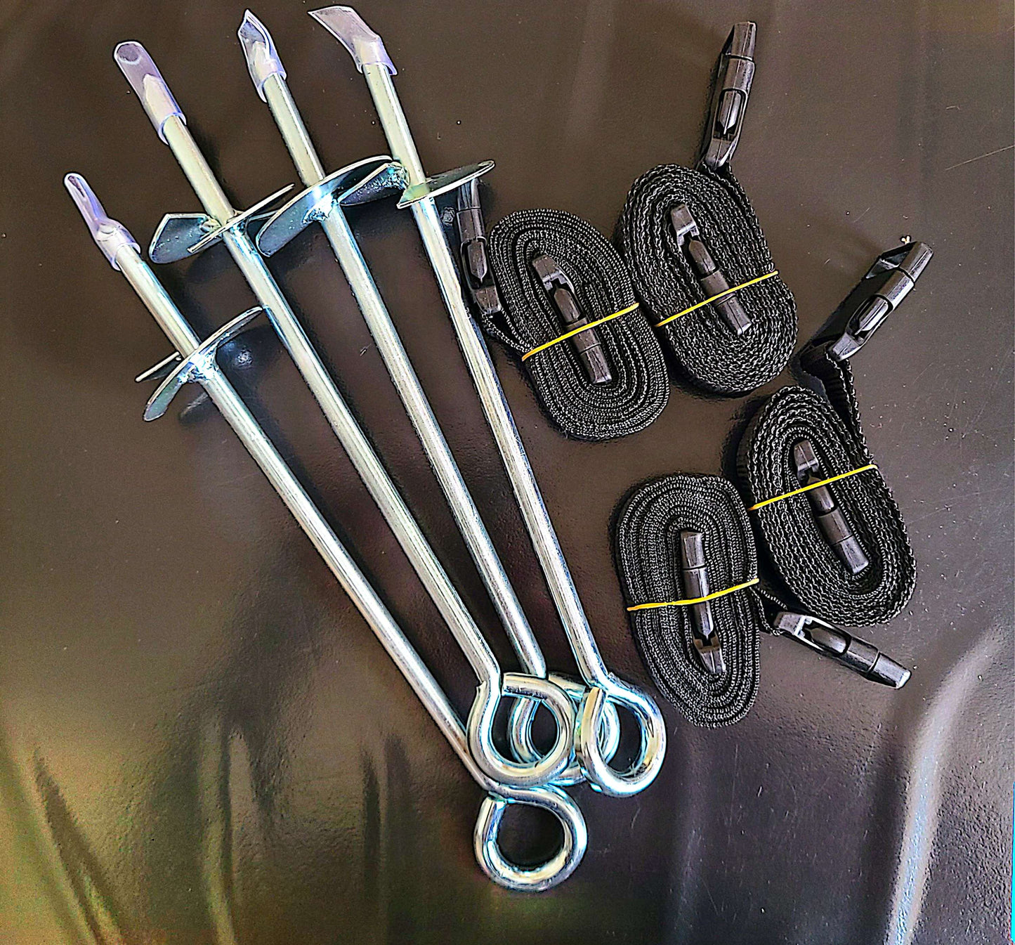 Accessories for accessing and protecting your trampoline or tent from the weather.