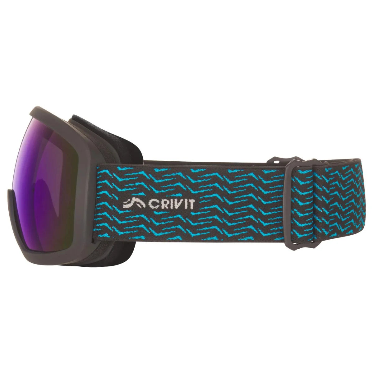 Crivit - Ski Goggles Men Women Unisex OTG Ski Goggles for Glasses Wearers Anti-Fog UV Protection.
