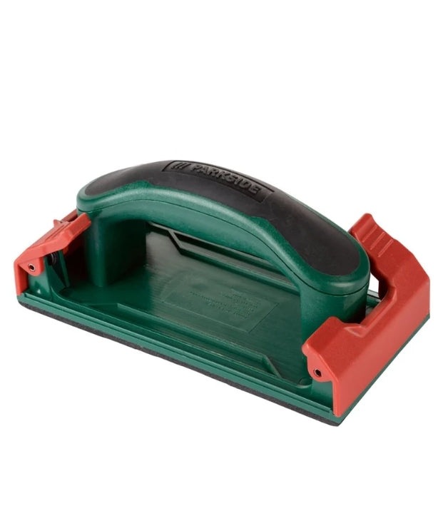 Parkside - Sanding set for wood, metal, and paint – 64-piece kit includes a sandpaper holder.