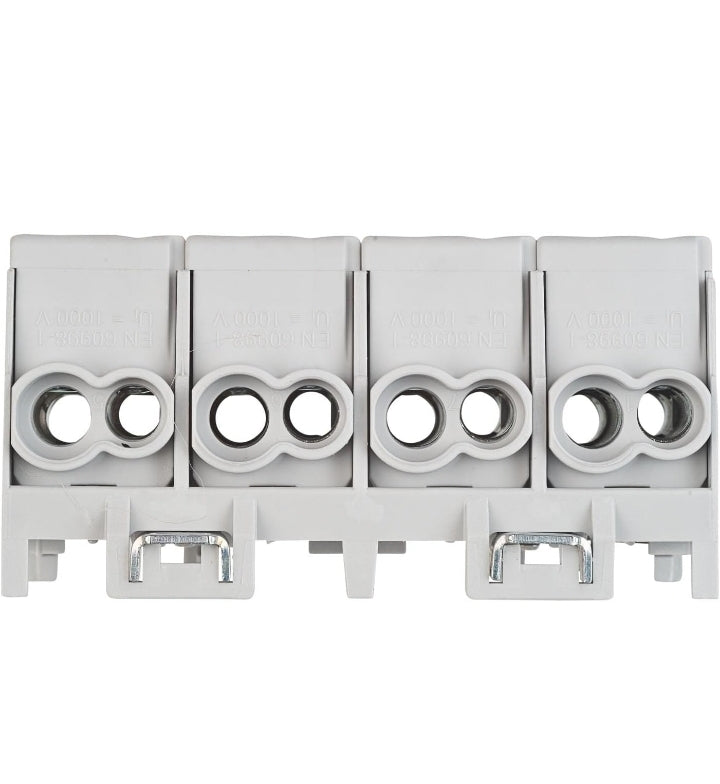 Main cable junction terminal 25/16 mm² 4-pin for top-hat rail finger-proof for use in electrical distributors and meter space