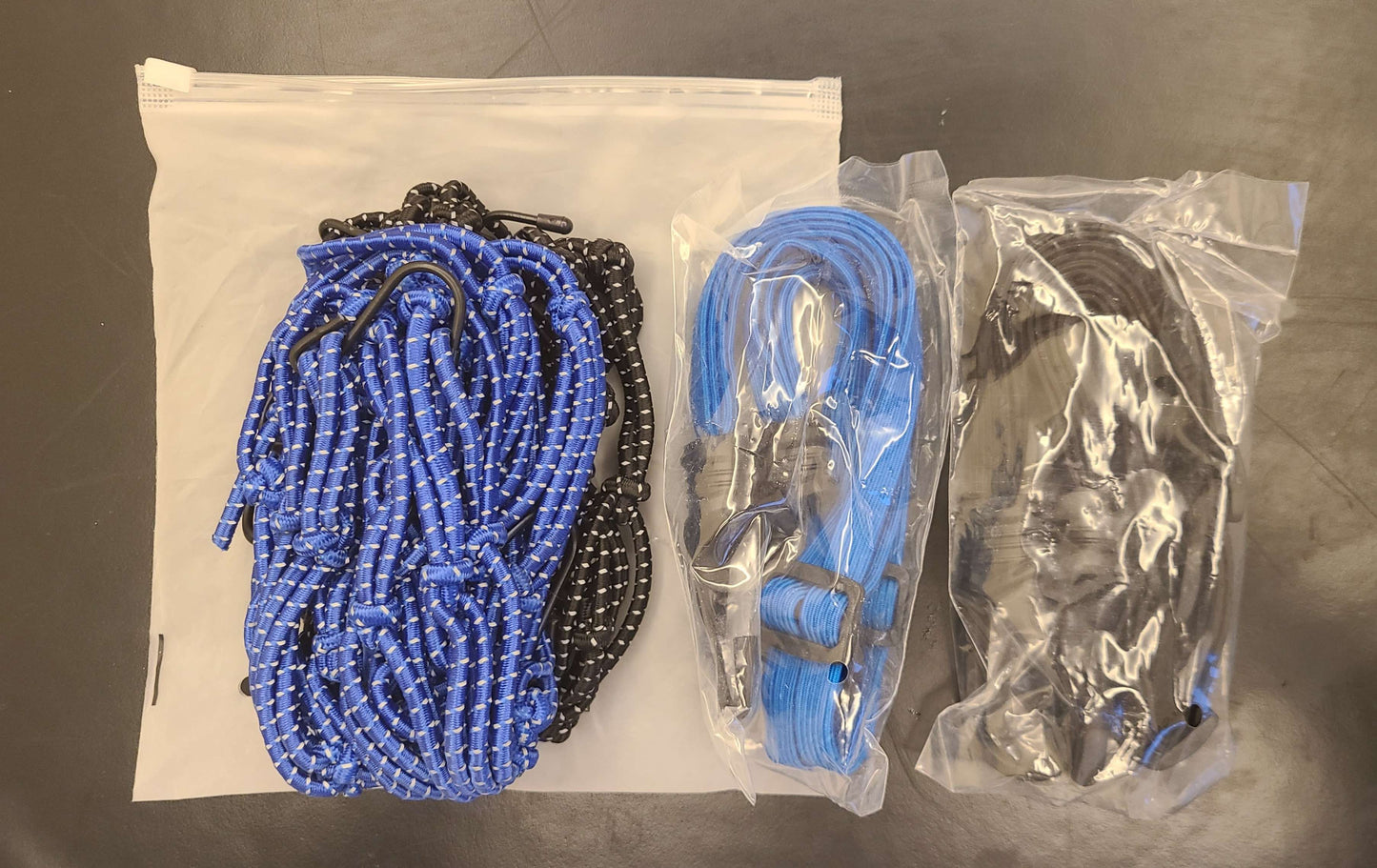 Set of Bungee Cables - Plastic & Silicom covered Head