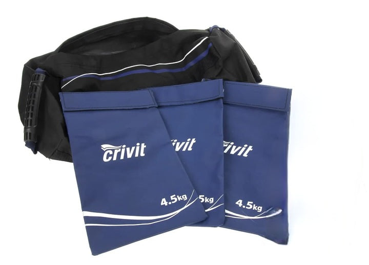Crivit - Sandbag 15 kg top Fitness Sandbags for Functional Training – The Only Gym You Need black color #Gym #calisthenics #Fitness #homegym